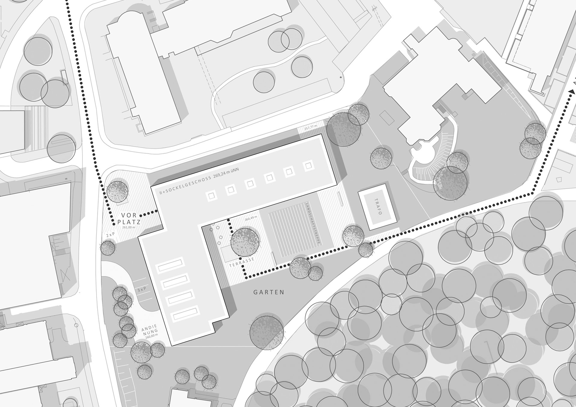 Institute für die medizinische Fakultät am Campus