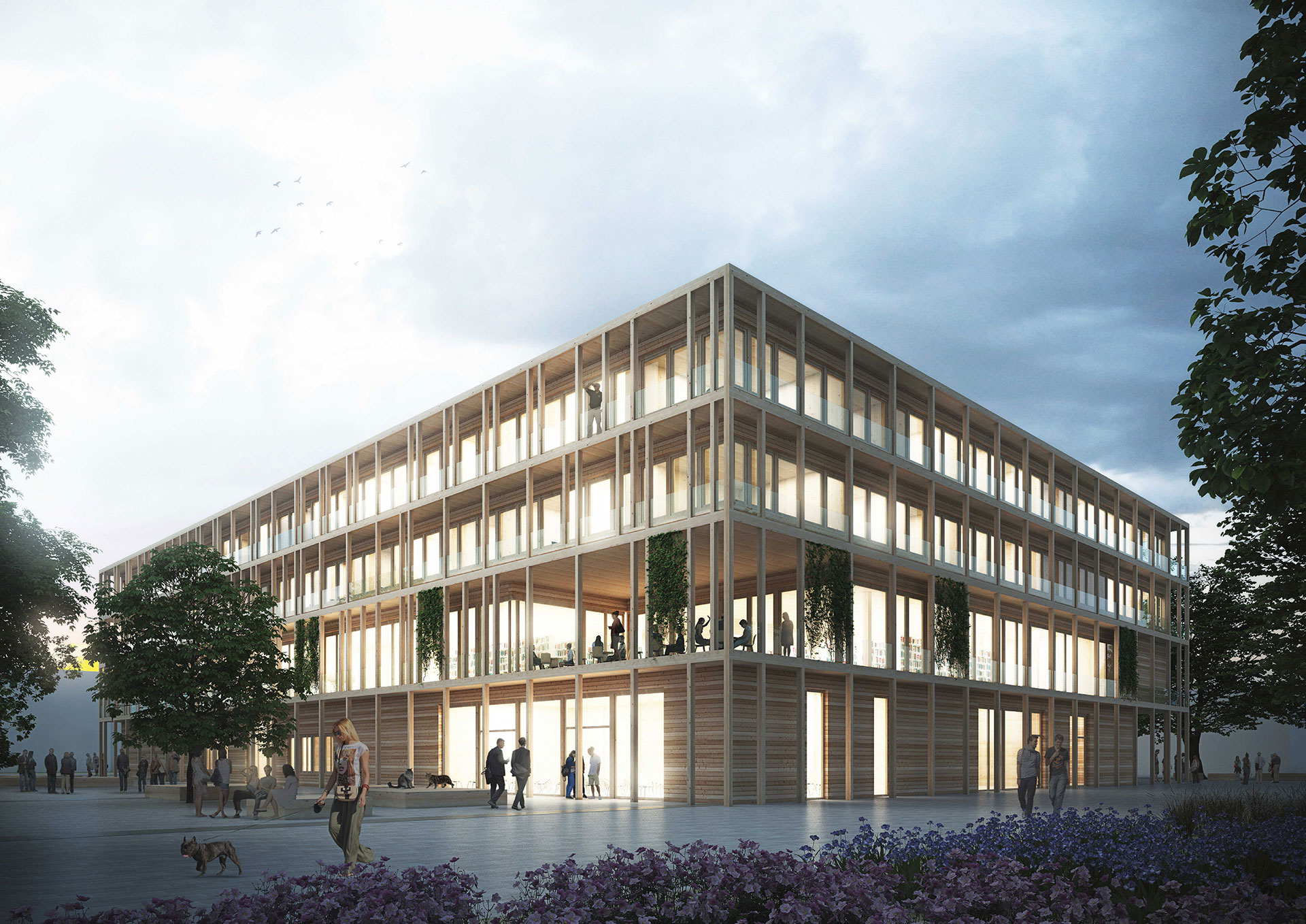 Rathaus mit Bibliothek