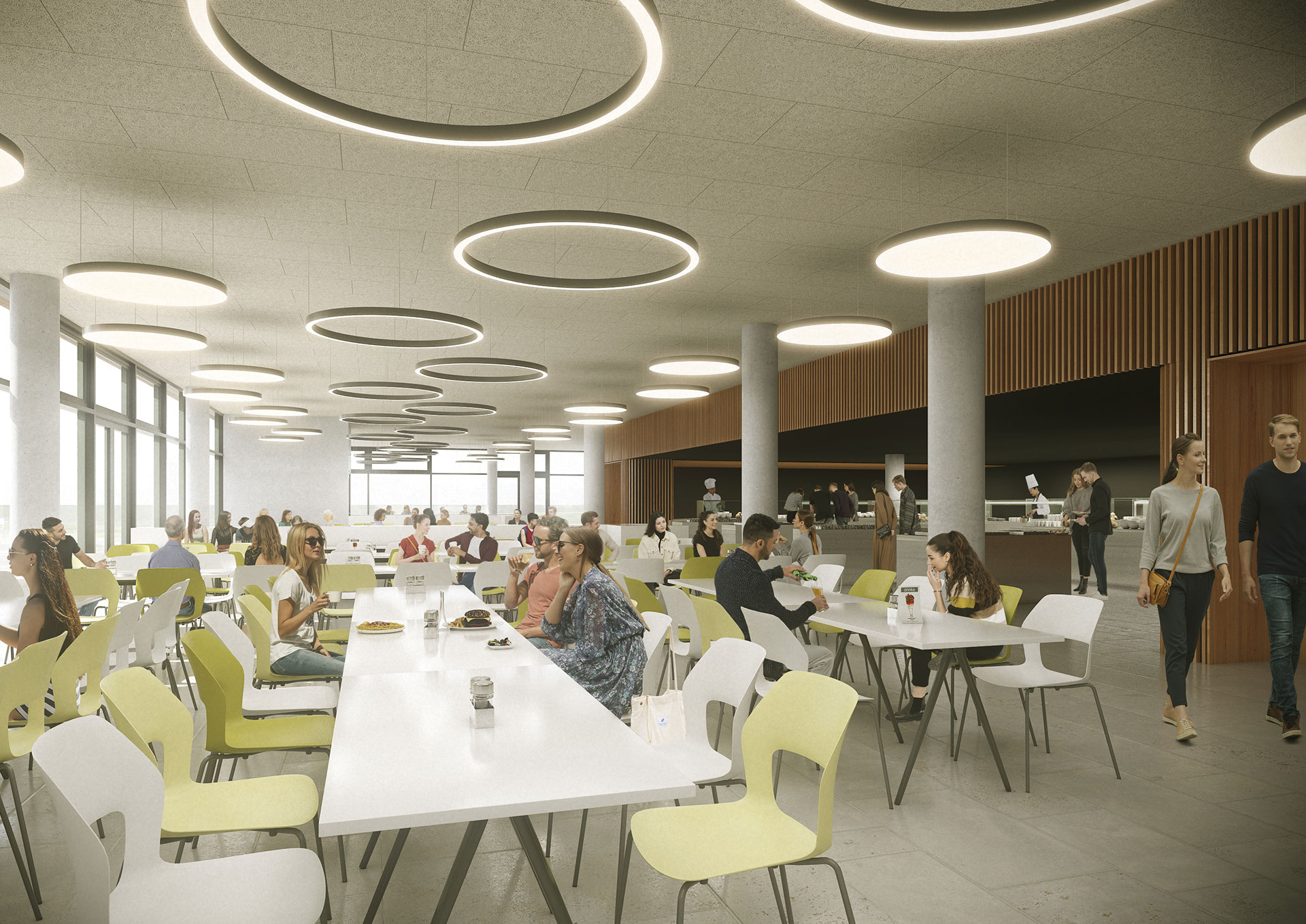 Bibliothek und Zentralgebäude der Tierärztlichen Fakultät